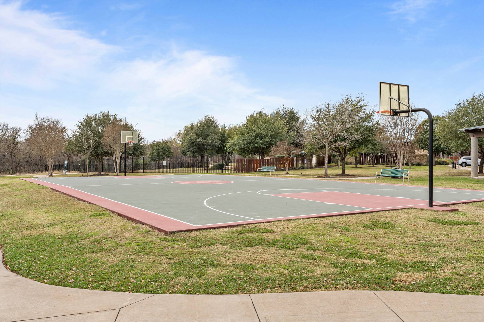 180 Fletcher Bend Buda, TX 78610 - Photo 33 of 36 a view of a basket ball ground
