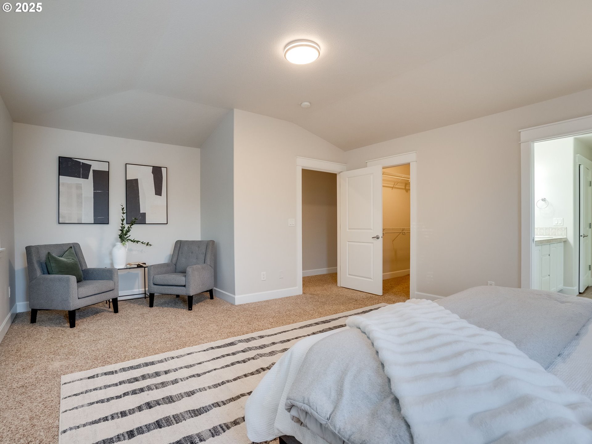 1308 Southeast 193rd Place Camas, WA 98607 - Photo 22 of 33 a bedroom with a bed couch and window