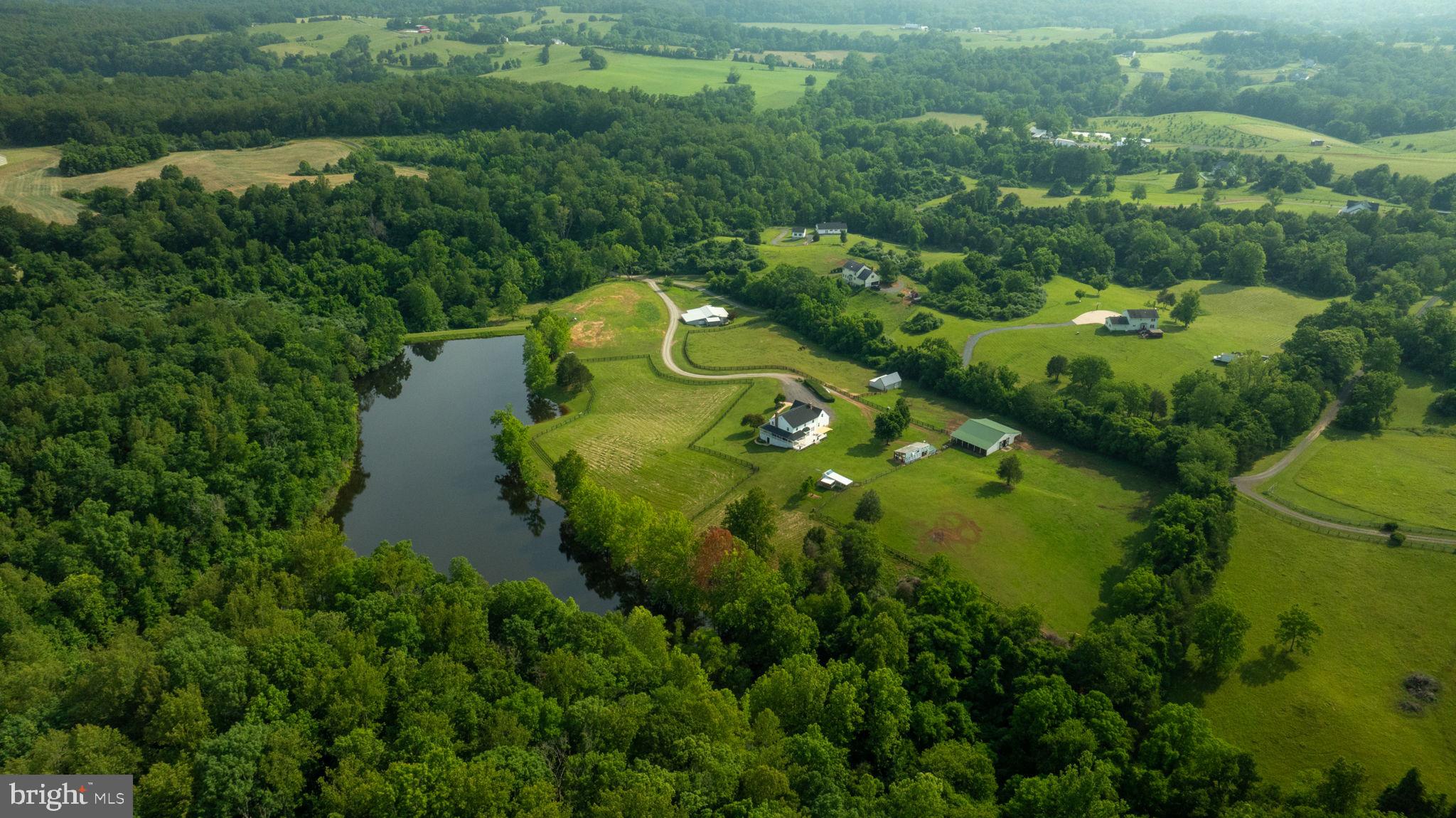 5191 Beach Ridge Lane Amissville, VA 20106 - Photo 6 of 91 aerial view of a house with a yard