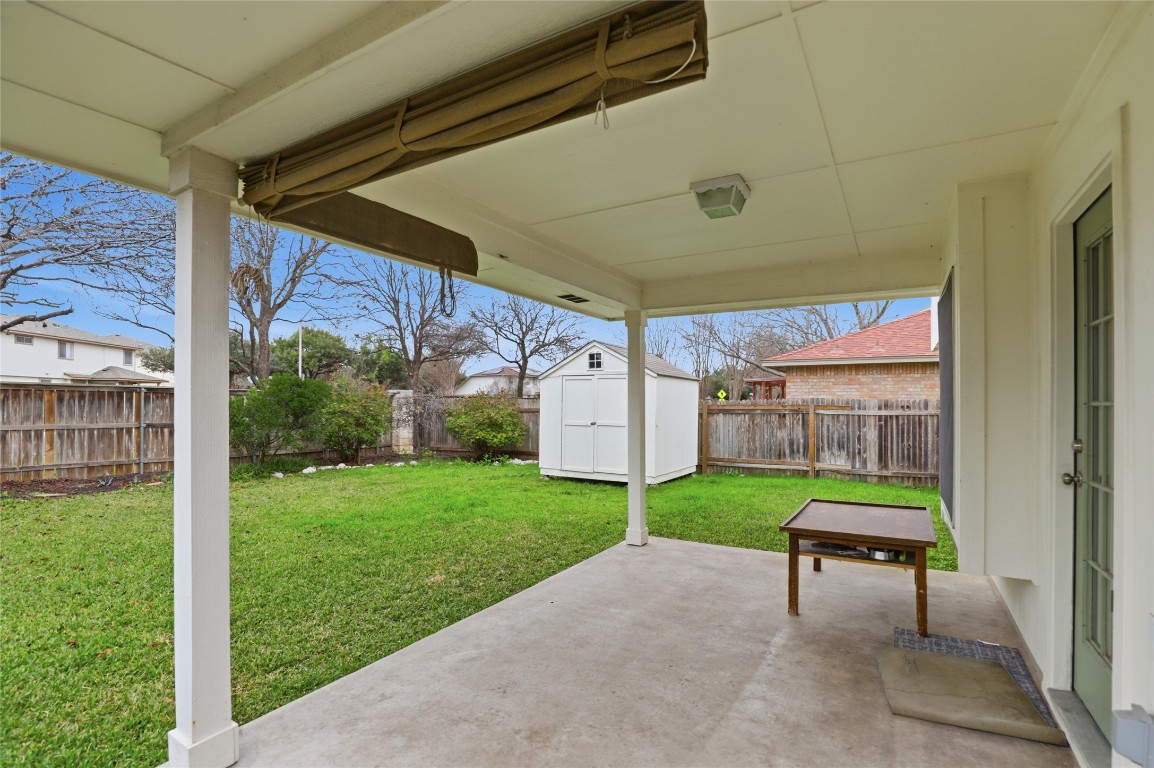 3215 Port Anne Way Leander, TX 78641 - Photo 28 of 30 a view of a back yard of a house