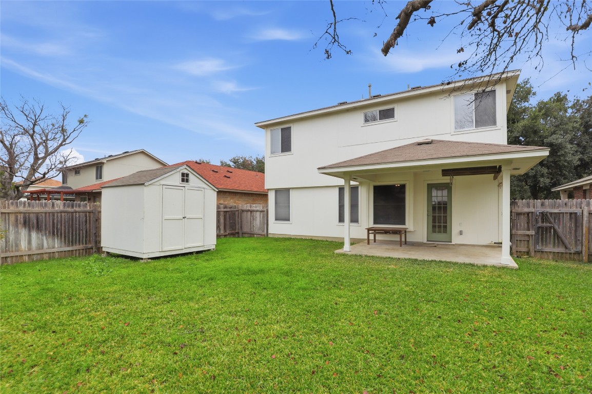 3215 Port Anne Way Leander, TX 78641 - Photo 29 of 30 a view of a house with a yard and sitting area