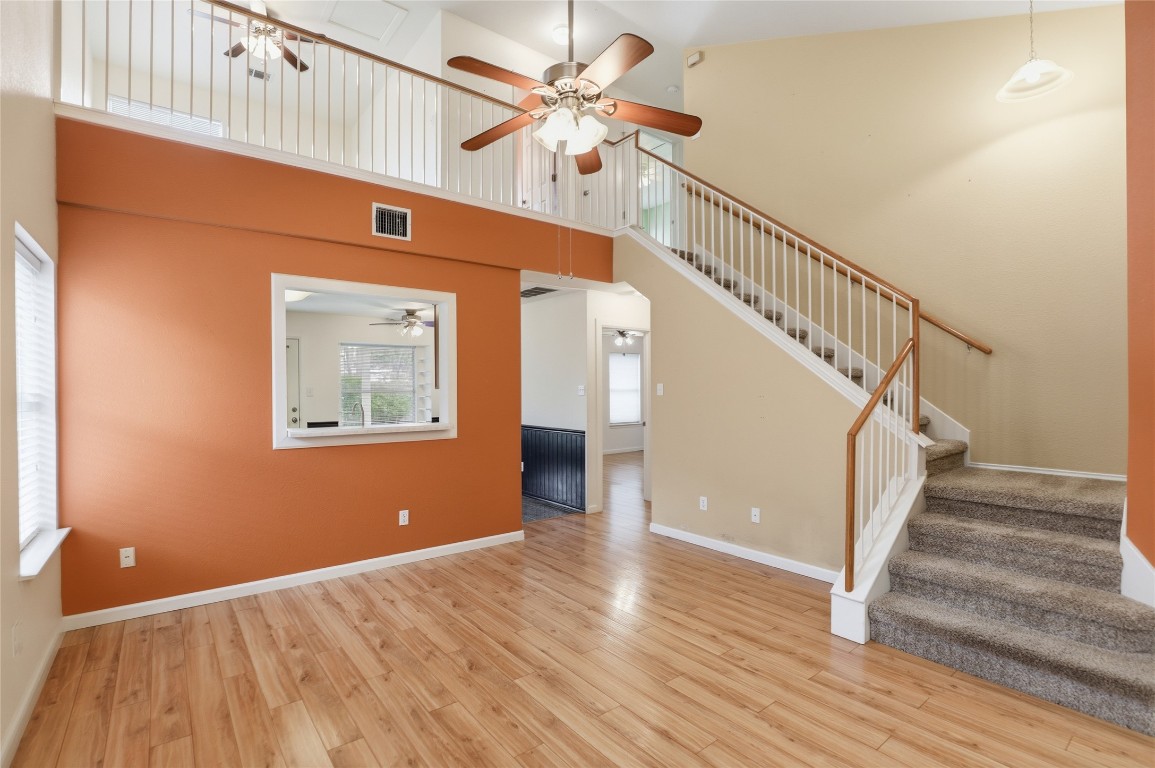 3215 Port Anne Way Leander, TX 78641 - Photo 3 of 30 a view of an entryway with wooden floor