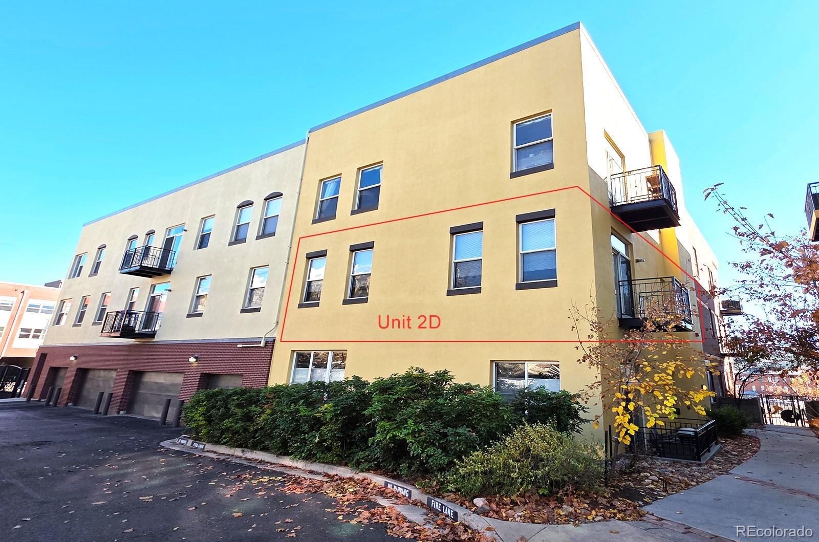 1521 Central Street, Unit 2D Denver, CO 80211 - Photo 22 of 35 a view of a building with a street