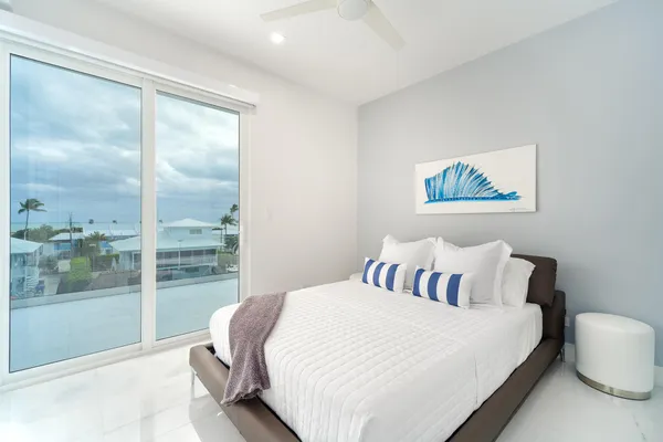 a view of a city with swimming pool