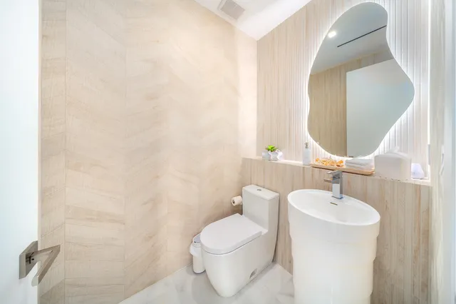 a view of storage and utility room with empty racks