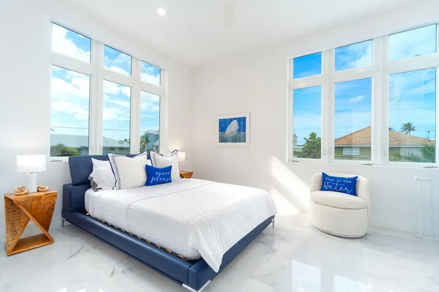 a very nice looking room with a large window