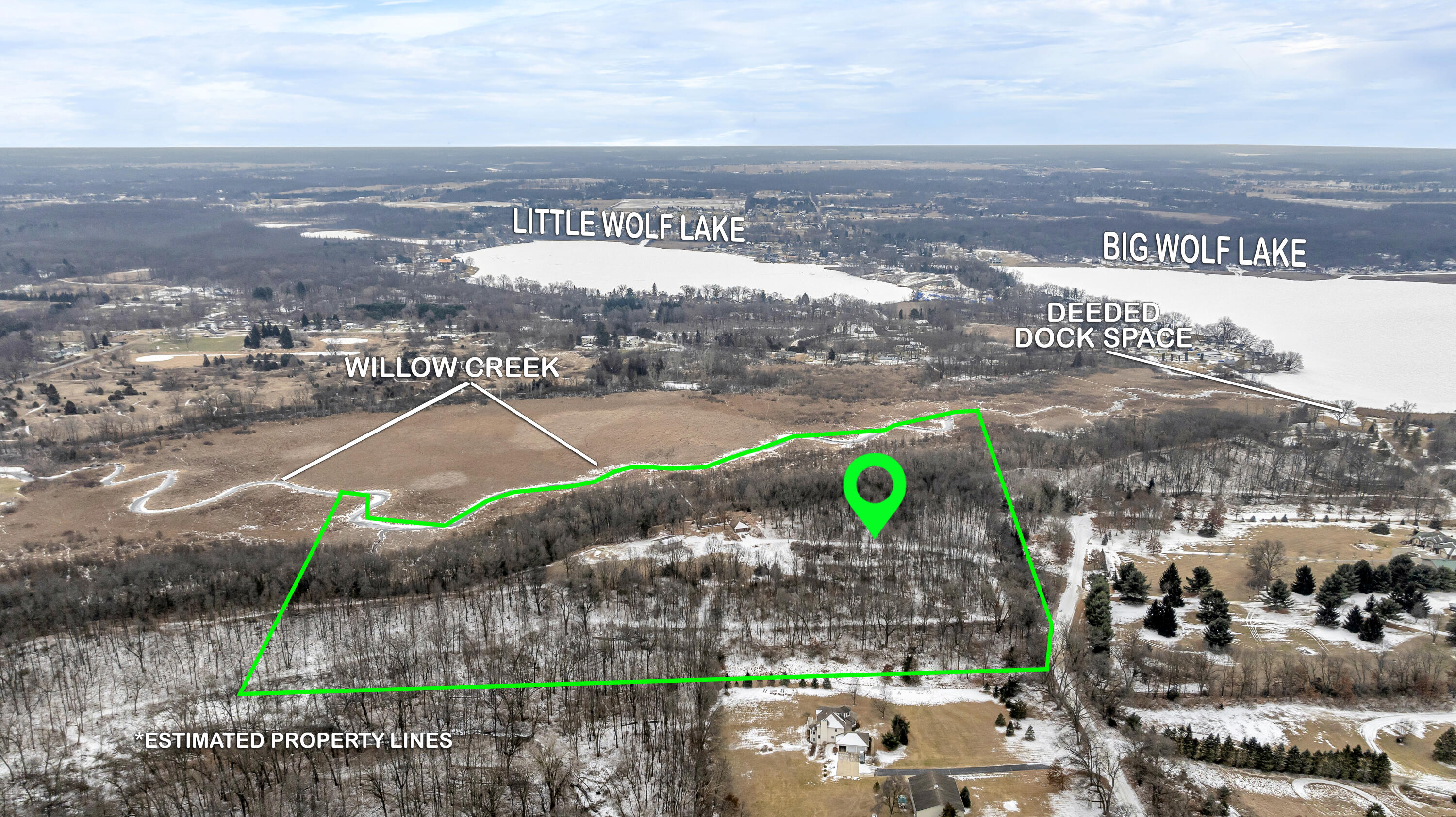 3939 Grey Tower Road Jackson, MI 49201 - Photo 41 of 42 3939 Grey Tower Rd Grass Lake MI (Aerial