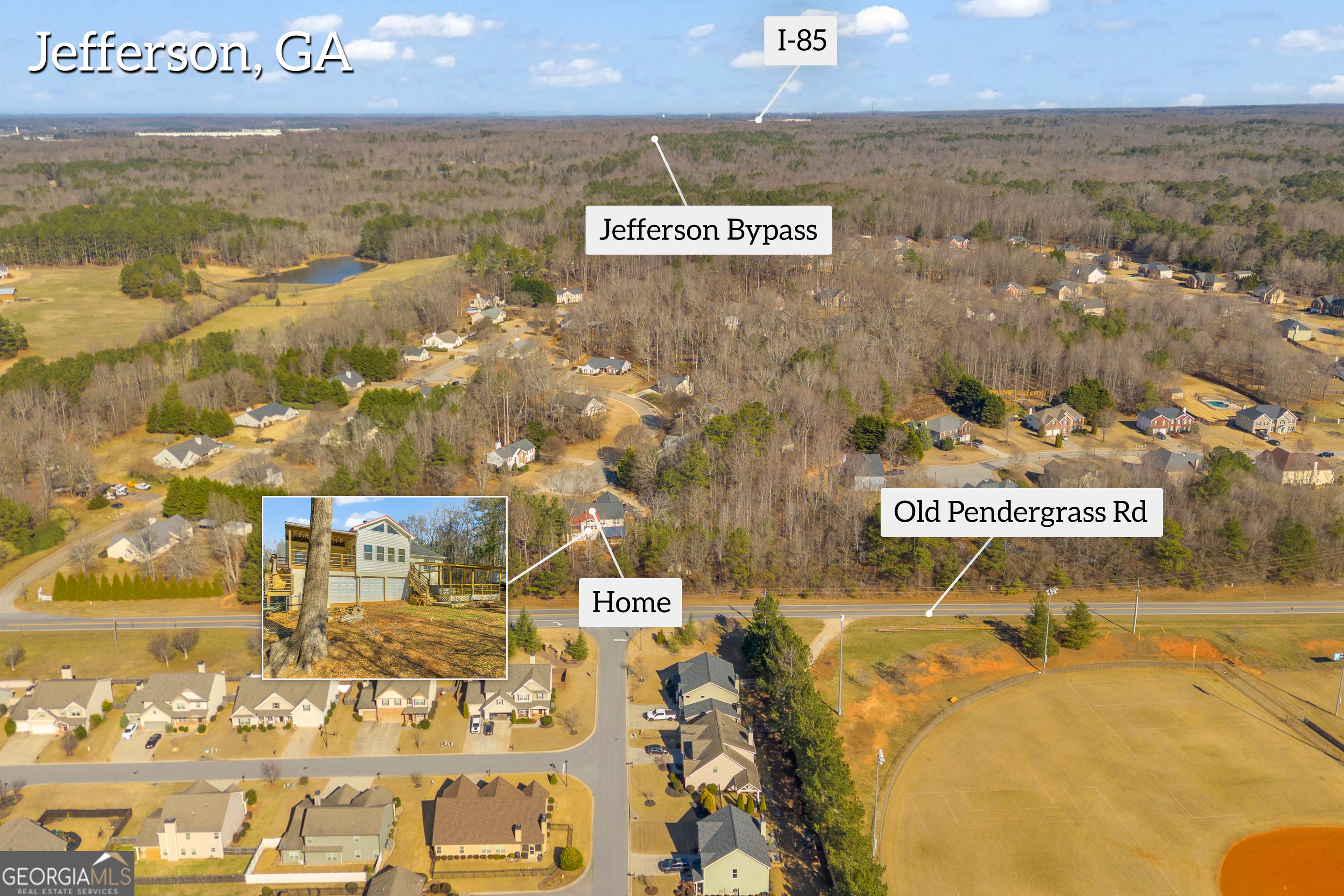 139 Silverstone Circle Jefferson, GA 30549 - Photo 9 of 85 a sign that is on the top of a building