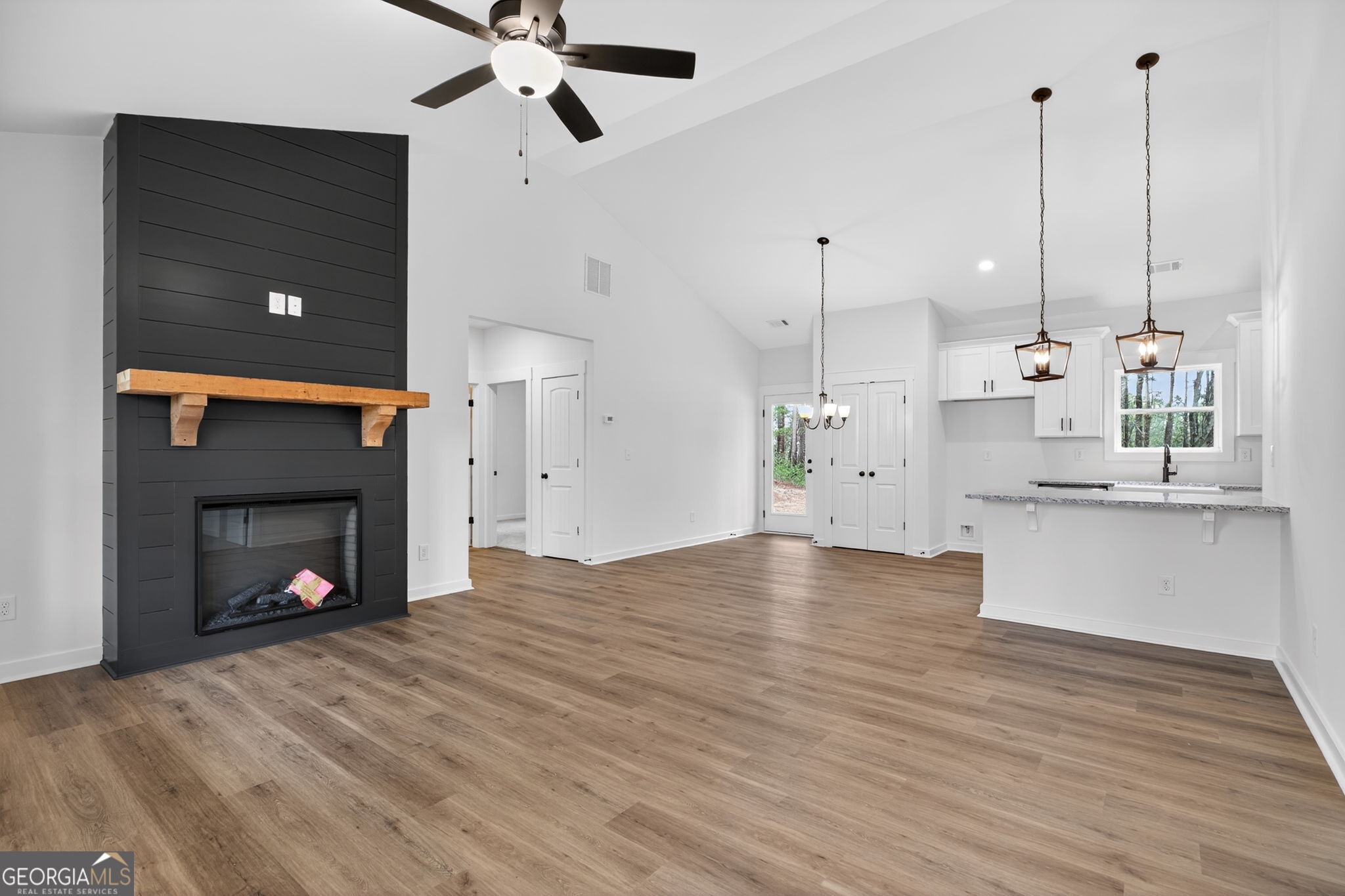 1081 Drummond Road Cedartown, GA 30125 - Photo 20 of 67 a view of a kitchen with furniture and a fireplace