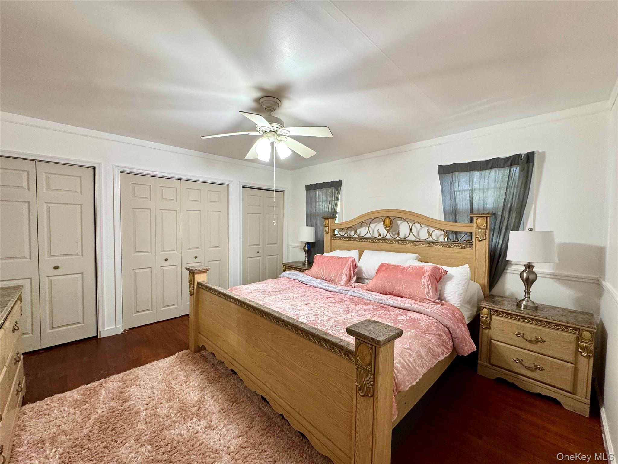 214 County Route 67 Cairo, NY 12413 - Photo 11 of 21 a bedroom with a bed and a chandelier