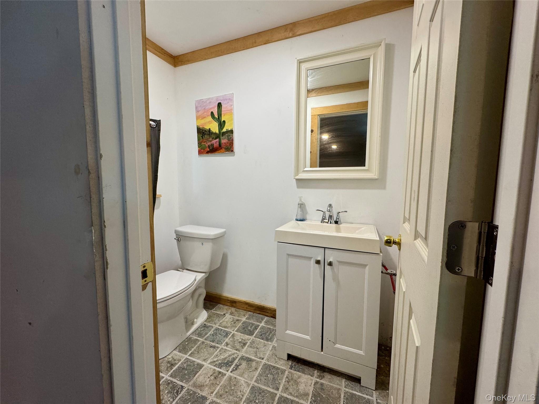 214 County Route 67 Cairo, NY 12413 - Photo 14 of 21 a bathroom with a sink and a toilet