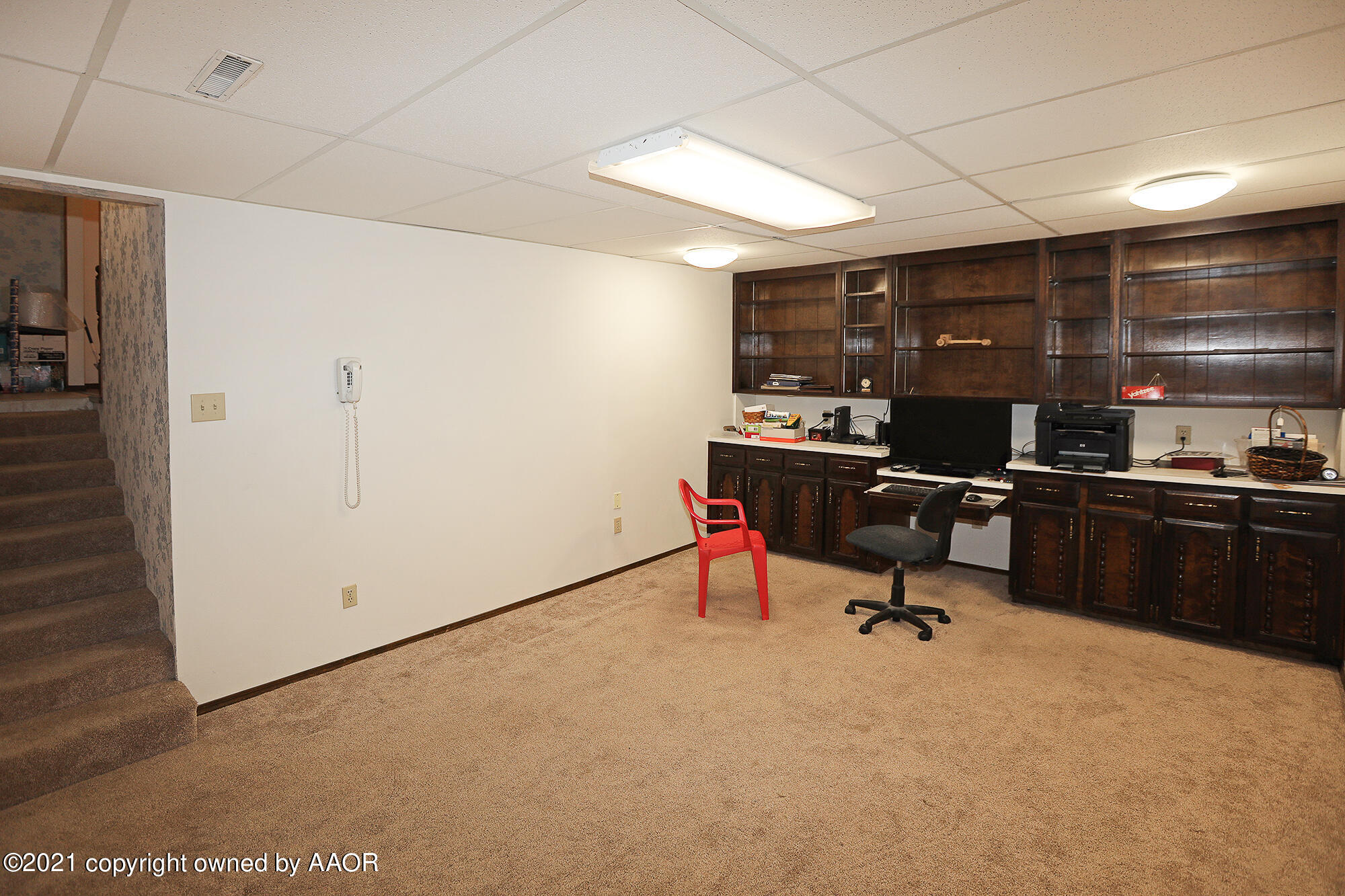 201 Appaloosa Road Amarillo, TX 79108 - Photo 24 of 34 Basement Office