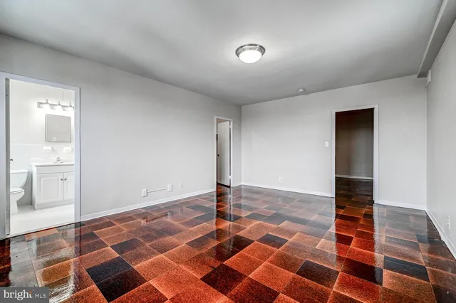 a view of an empty room