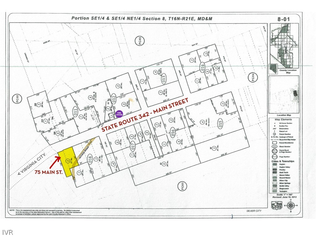 75 Main Street Silver City, NV 89428 - Photo 16 of 23 a picture of a bathroom with a picture on the wall