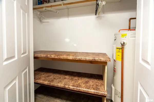 a view of water heater room