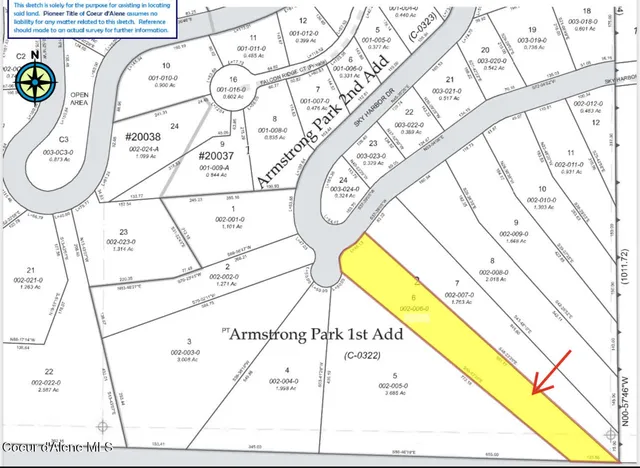 $179,500 | 3718 East Sky Harbor Drive, Coeur D'Alene, ID 83814