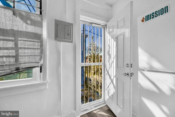 a view of front door