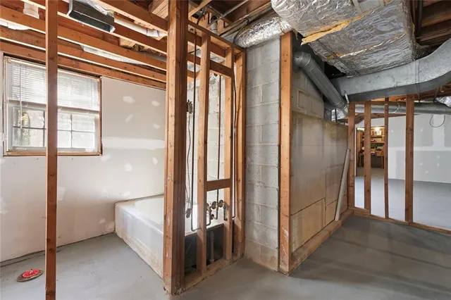 a view of an empty room