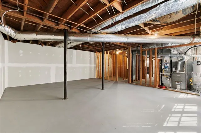 a view of water heater room
