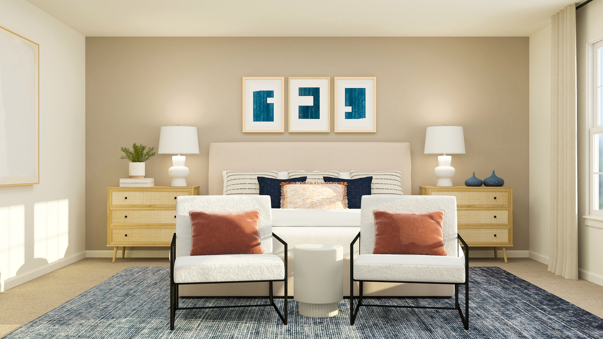 371 Cold Spring Street Algonquin, IL 60102 - Photo 14 of 33 a bedroom with furniture and a lamp