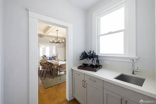 a view of a city with tall buildings