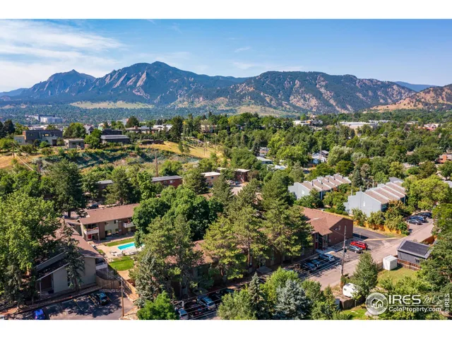 a view of city and mountain