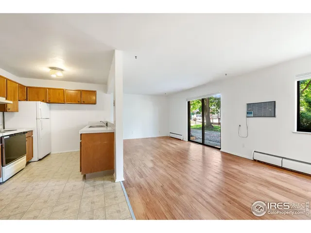a view interior of a house an empty space and wooden floor