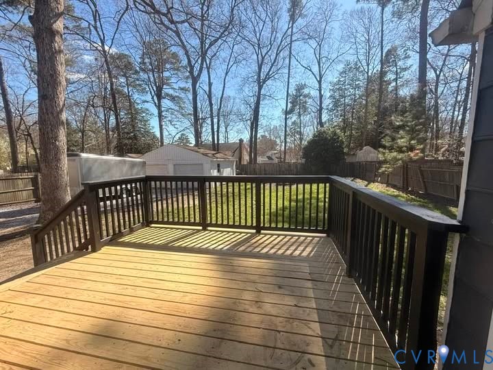 6009 Simplicity Court Chesterfield, VA 23832 - Photo 19 of 22 a view of a wooden deck