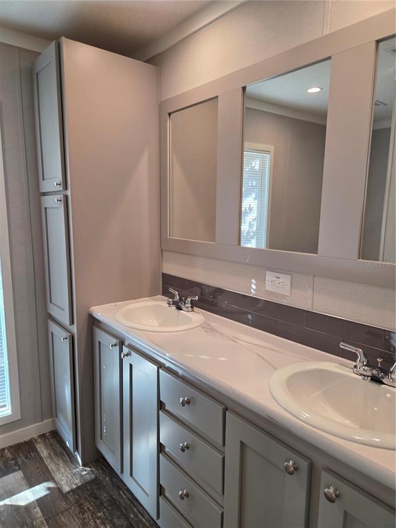 4901 North Vaughn Road Plant City, FL 33565 - Photo 19 of 31 a bathroom with a sink and a mirror
