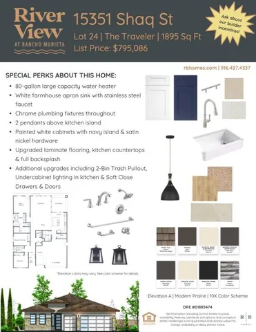 $725,086 | 15351 Shaq Street East, Rancho Murieta, CA 95683