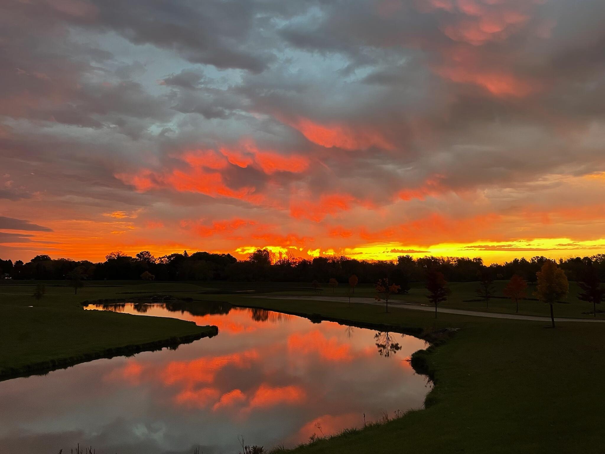 607 South 2nd Street Cedar Grove, WI 53013 - Photo 2 of 48 Sunrise Reflects on the Pond