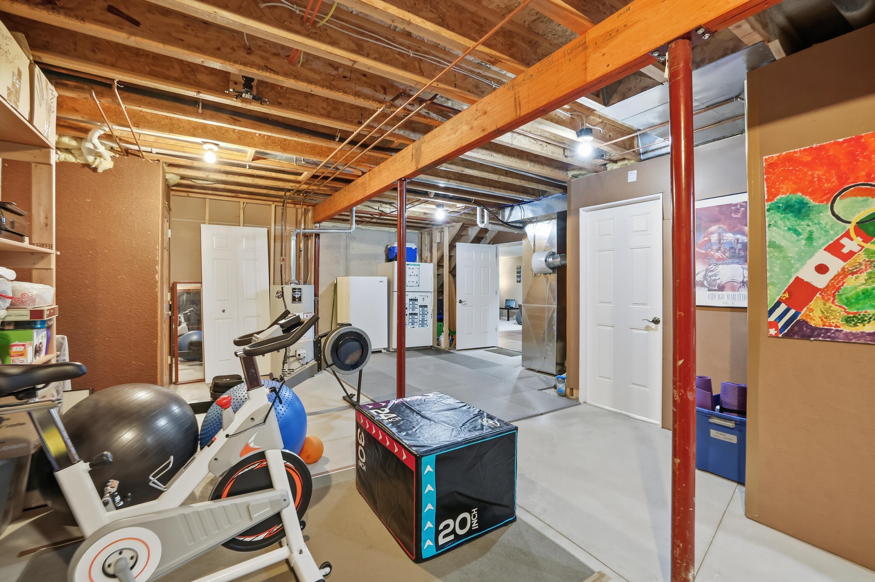 607 South 2nd Street Cedar Grove, WI 53013 - Photo 35 of 48 Lower Level Storage and Exercise