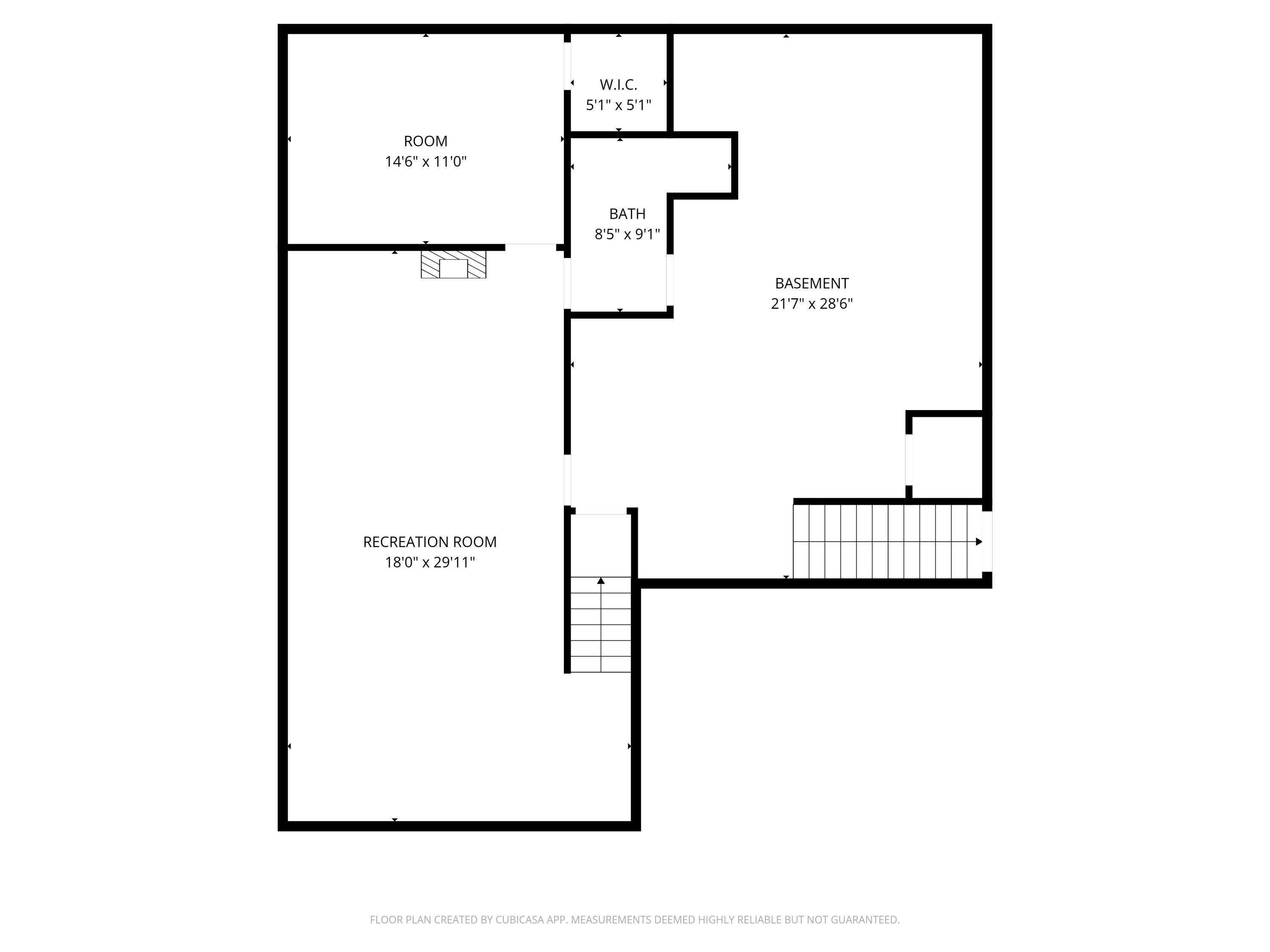 607 South 2nd Street Cedar Grove, WI 53013 - Photo 47 of 48 Lower Level Floorplan