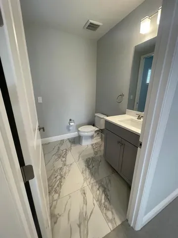 a view of an empty room