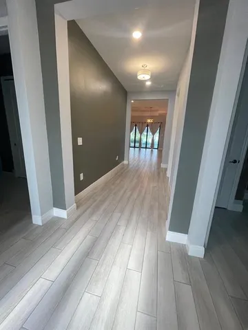 wooden floor with a window