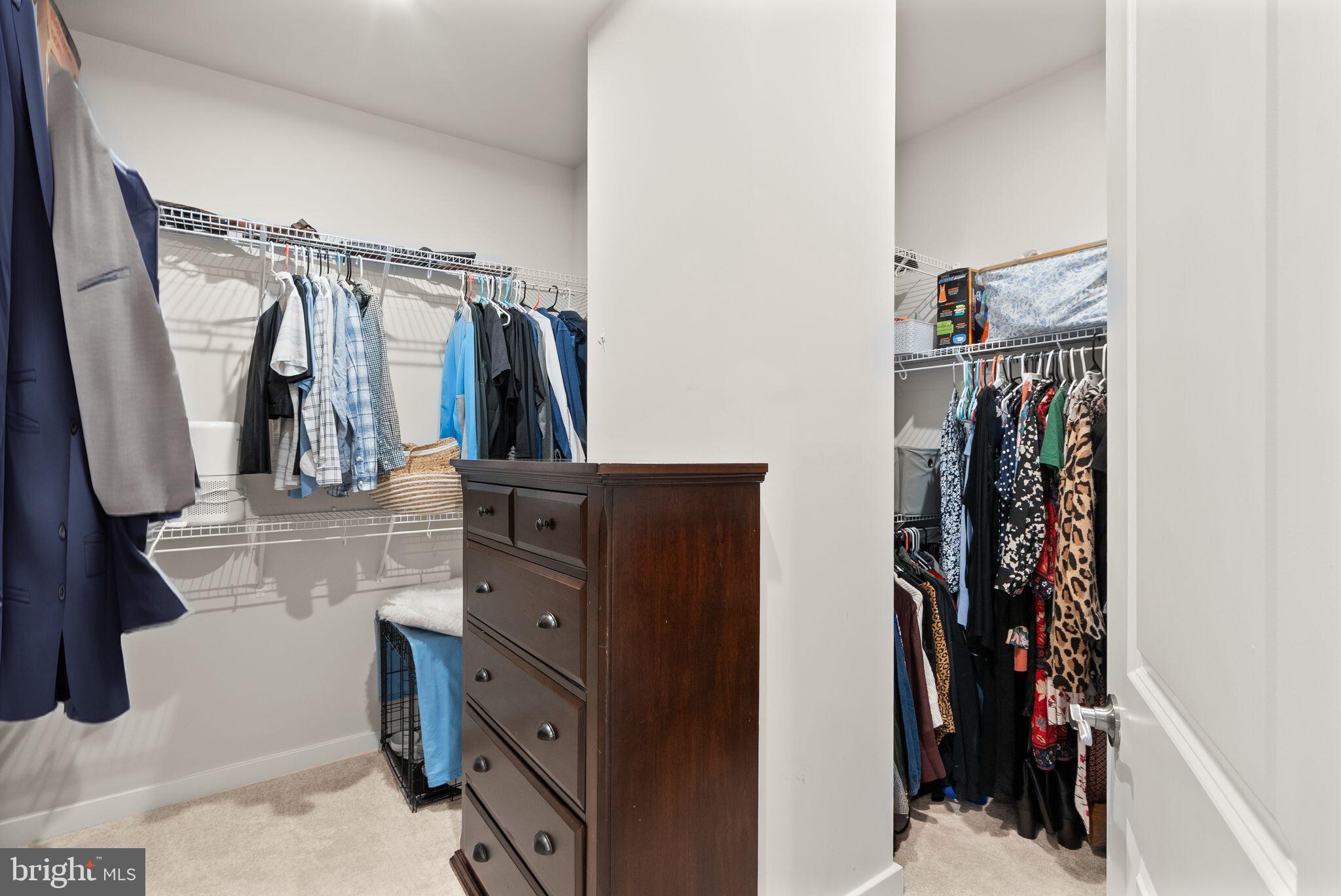 18353 Moss Garden Road Dumfries, VA 22026 - Photo 27 of 79 a view of walk in closet with clothes and shoes