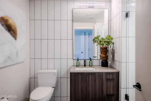 a car parked in a kitchen