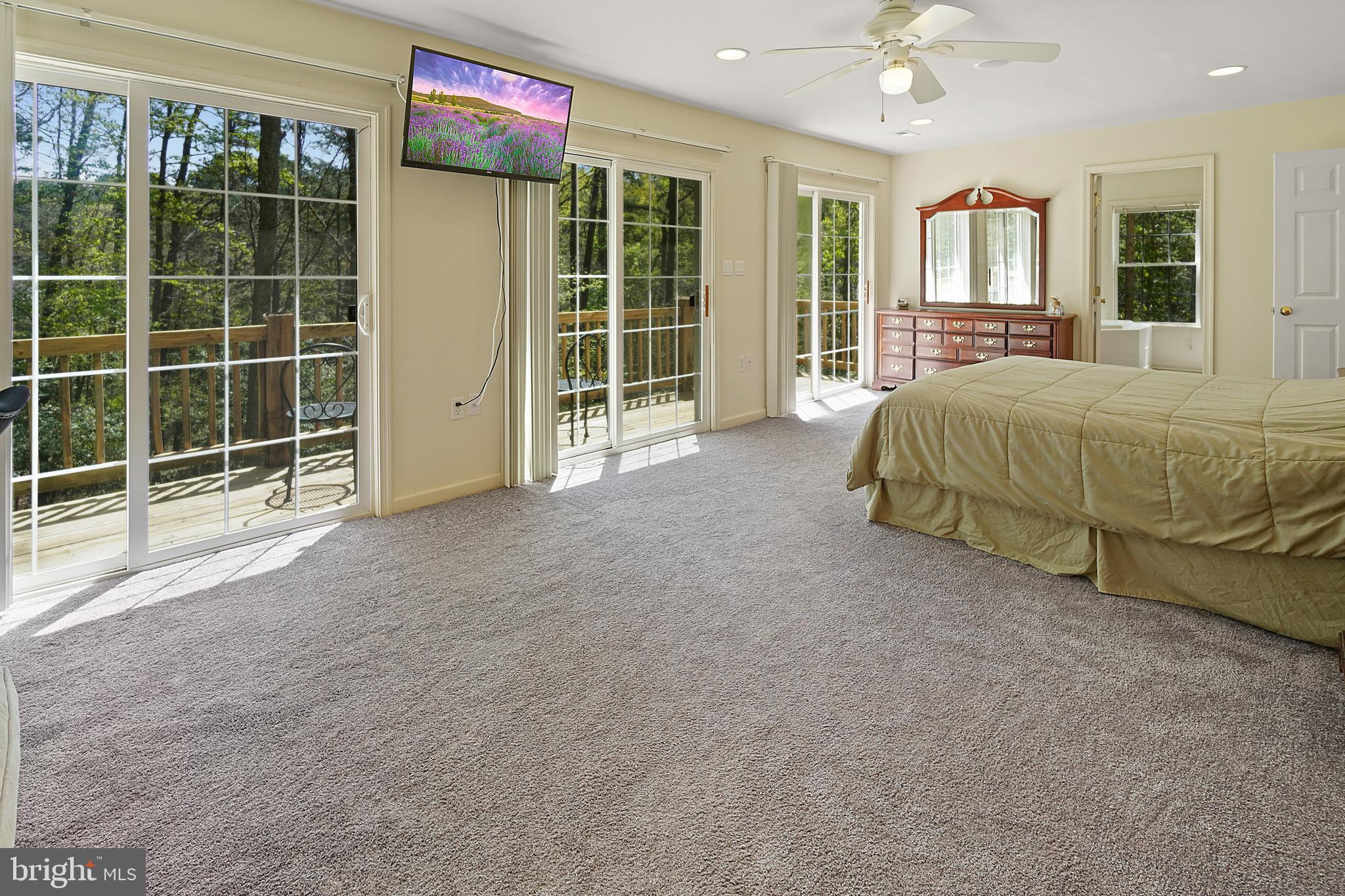 1213 Magothy Road Pasadena, MD 21122 - Photo 16 of 41 Large Master Bedroom that overlooks Greys Creek