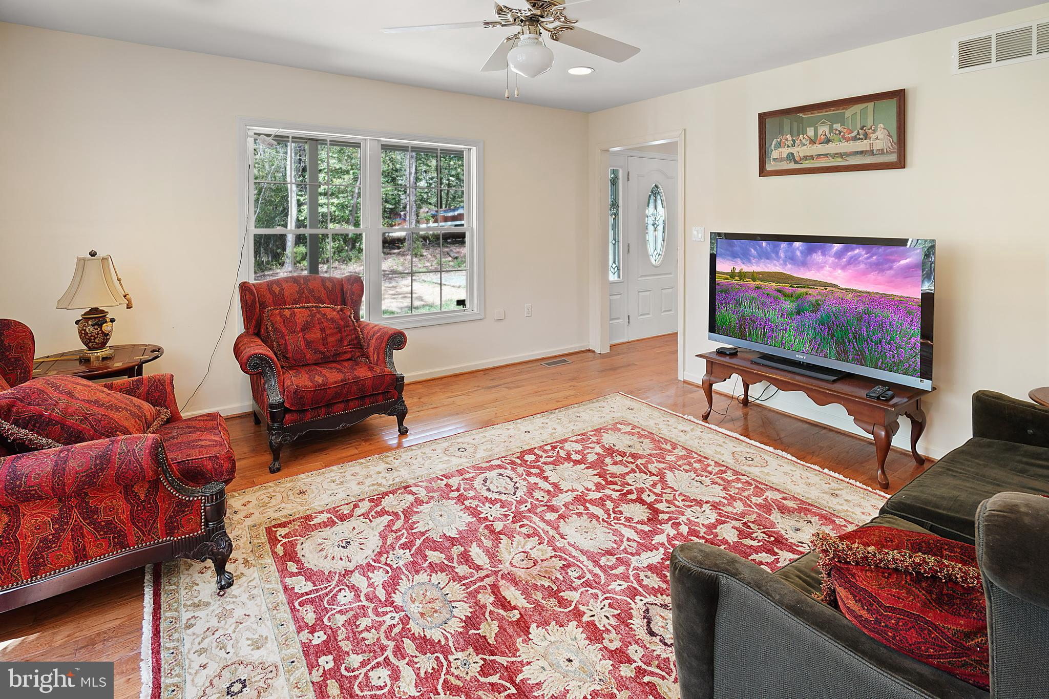 Living Room with Hardwood Floors