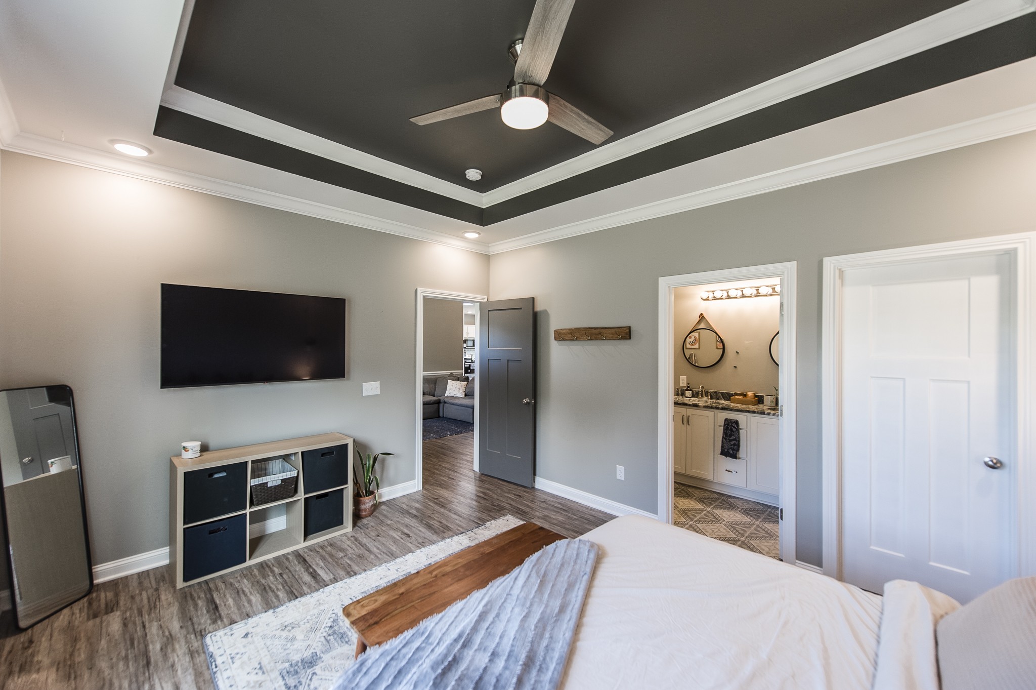 1502 Rock Bridge Road Bethpage, TN 37022 - Photo 20 of 37 a bedroom with a bed and a television