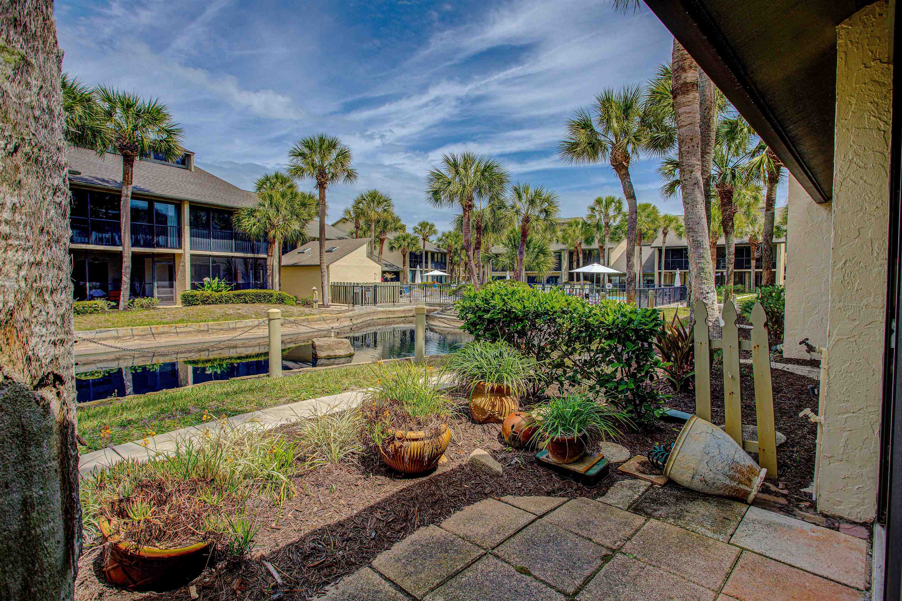 82 Village Las Palmas Circle St. Augustine, FL 32080 - Photo 8 of 58 View of patio / terrace featuring a water view