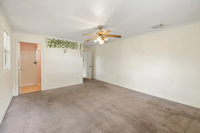 a view of a bathroom with a shower
