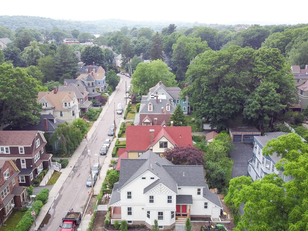 48 St John Street Boston, MA 02130 - Photo 23 of 25 an aerial view of residential houses with outdoor space