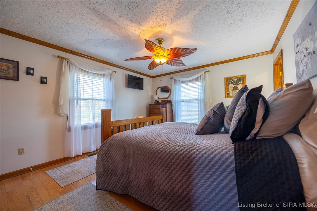 1127 Crone Road Memphis, IN 47143 - Photo 31 of 77 Main bedroom suite with Bella hardwood floors.