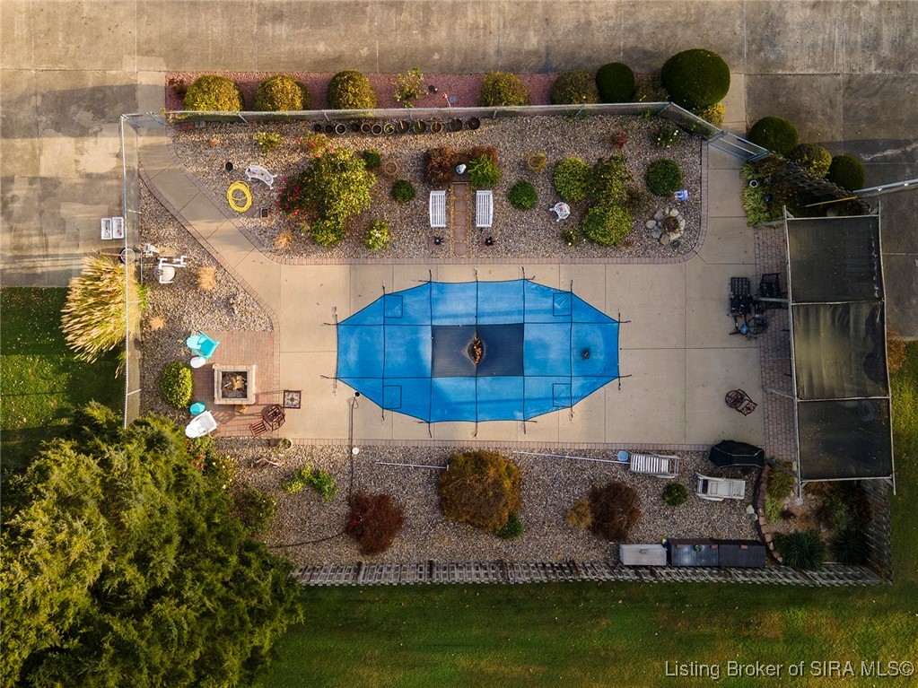 1127 Crone Road Memphis, IN 47143 - Photo 4 of 77 Inground fiberglass pool with winter cover. Land