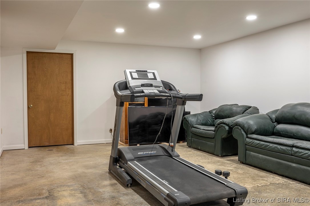 1127 Crone Road Memphis, IN 47143 - Photo 42 of 77 Lower level recreation room.