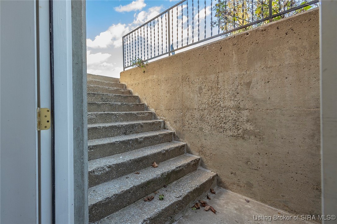 1127 Crone Road Memphis, IN 47143 - Photo 44 of 77 Wide stairway for easy access off recreatioinal ro