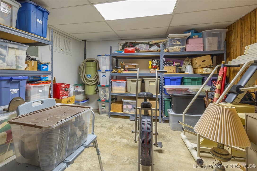 1127 Crone Road Memphis, IN 47143 - Photo 45 of 77 Storage Room. Notice vacuum collectioni unit wit