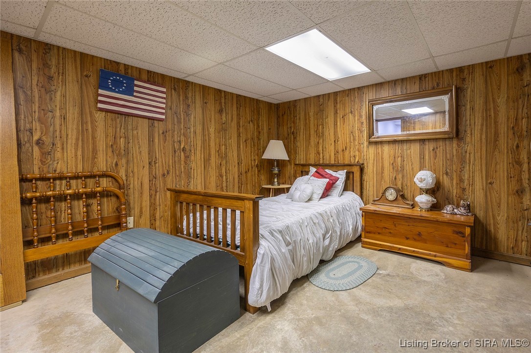 1127 Crone Road Memphis, IN 47143 - Photo 46 of 77 Lower level room used as bedroom, but no egress wi