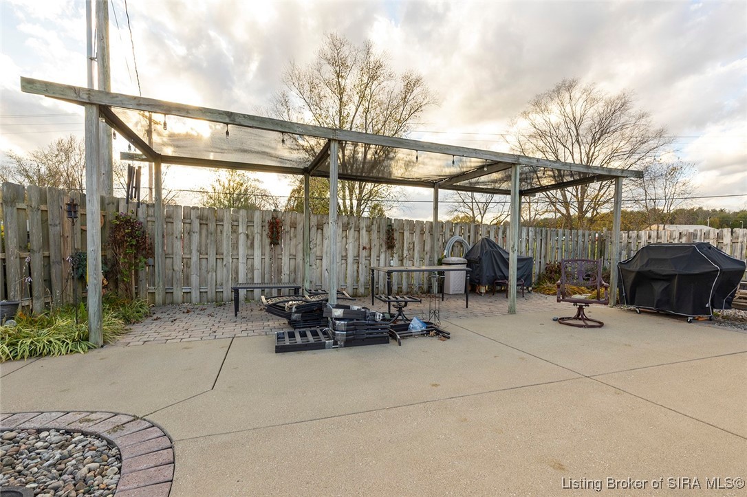 1127 Crone Road Memphis, IN 47143 - Photo 67 of 77 Lighted pergola remains